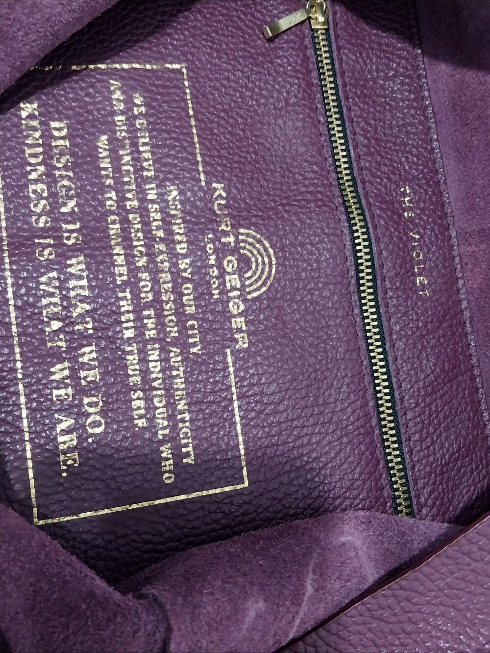 Kurt Geiger The Violet Leather Hobo Bag - Picture 7 of 10